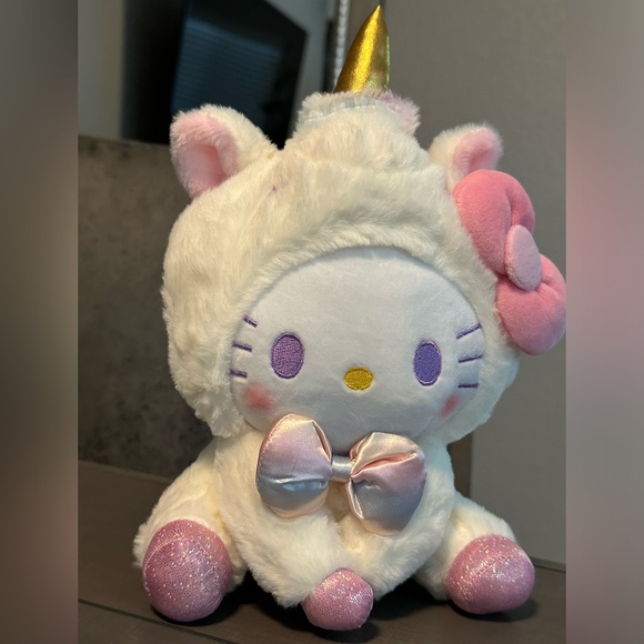 Hello Kitty Toys Hello Kitty Unicorn Plush White And Pink